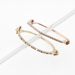 Diamond Round Spike Bangle