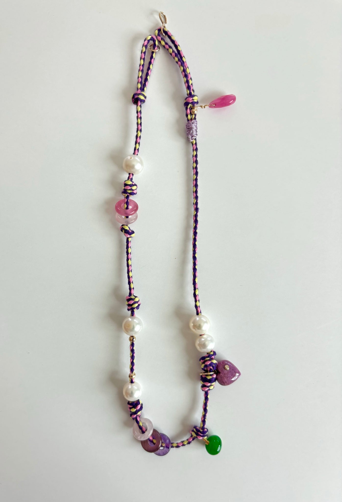 Cord Necklace - Pink Tourmaline