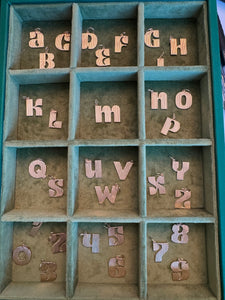 Textured Alphabet and Numbers