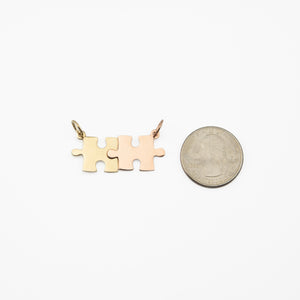 Puzzle Piece Charm (Left)