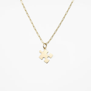 Puzzle Piece Charm (Left)