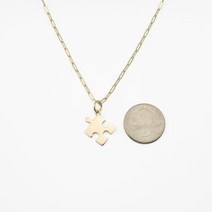 Puzzle Piece Charm (Left)