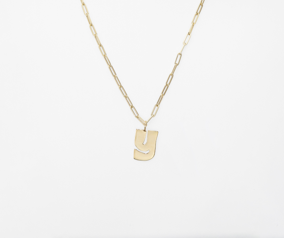 Alphabet Charm (Lowercase - Yellow Gold)