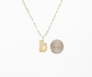 Alphabet Charm (Lowercase - Yellow Gold)