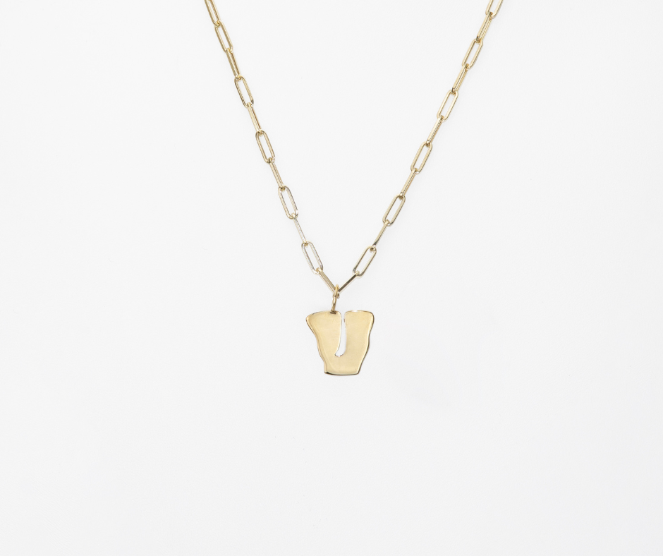 Alphabet Charm (Lowercase - Yellow Gold)