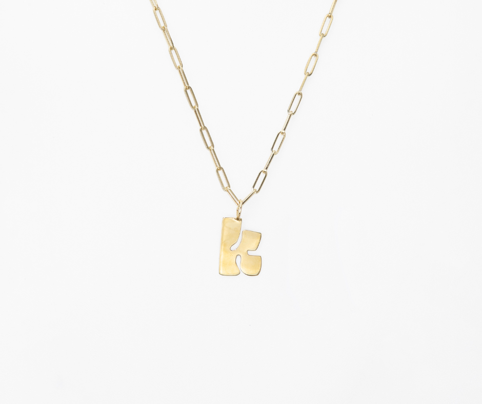 Alphabet Charm (Lowercase - Yellow Gold)