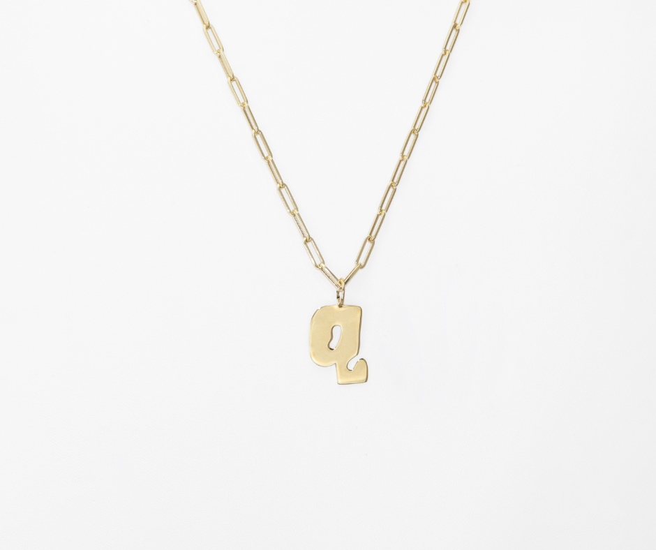 Alphabet Charm (Lowercase - Yellow Gold)