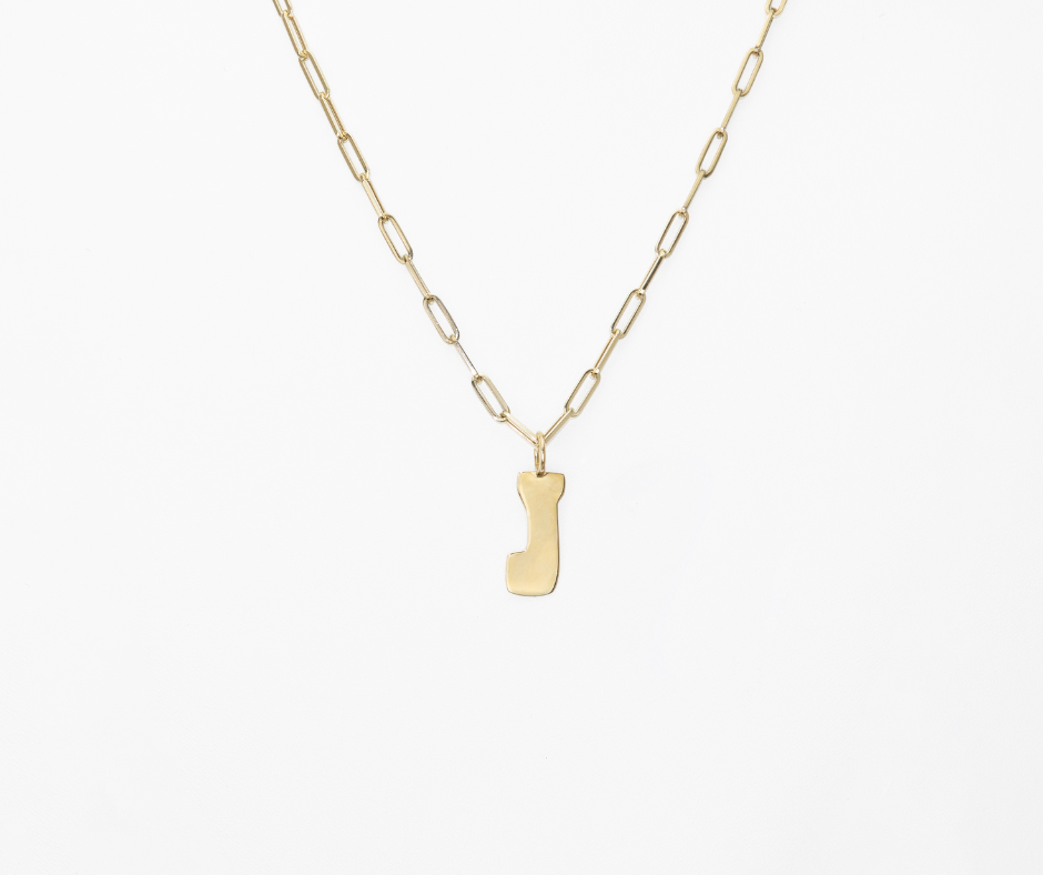 Alphabet Charm (Lowercase - Yellow Gold)