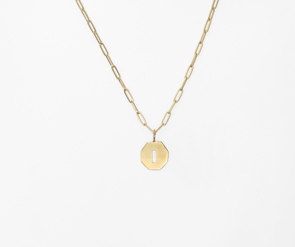 Alphabet Charm (Lowercase - Yellow Gold)