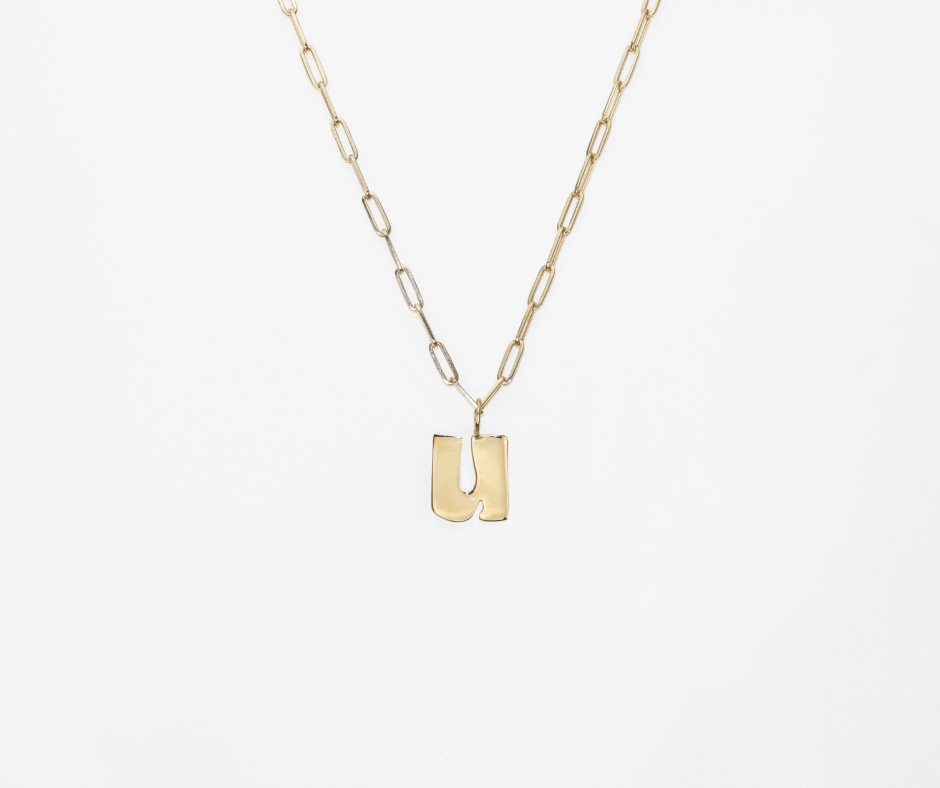 Alphabet Charm (Lowercase - Yellow Gold)