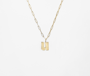 Alphabet Charm (Lowercase - Yellow Gold)