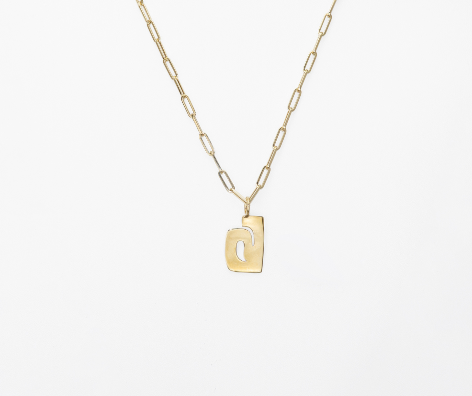 Alphabet Charm (Lowercase - Yellow Gold)