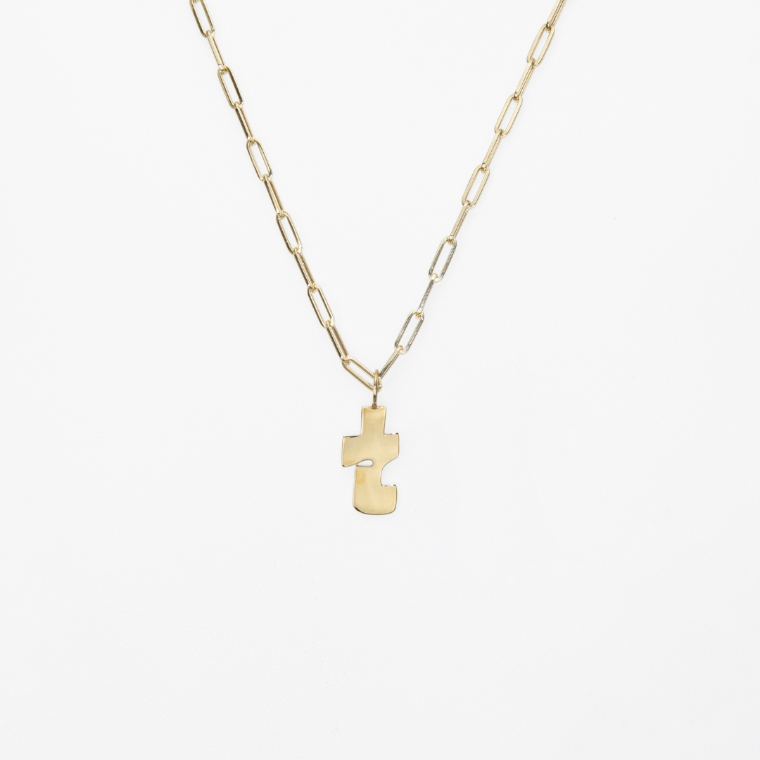 Alphabet Charm (Lowercase - Yellow Gold)