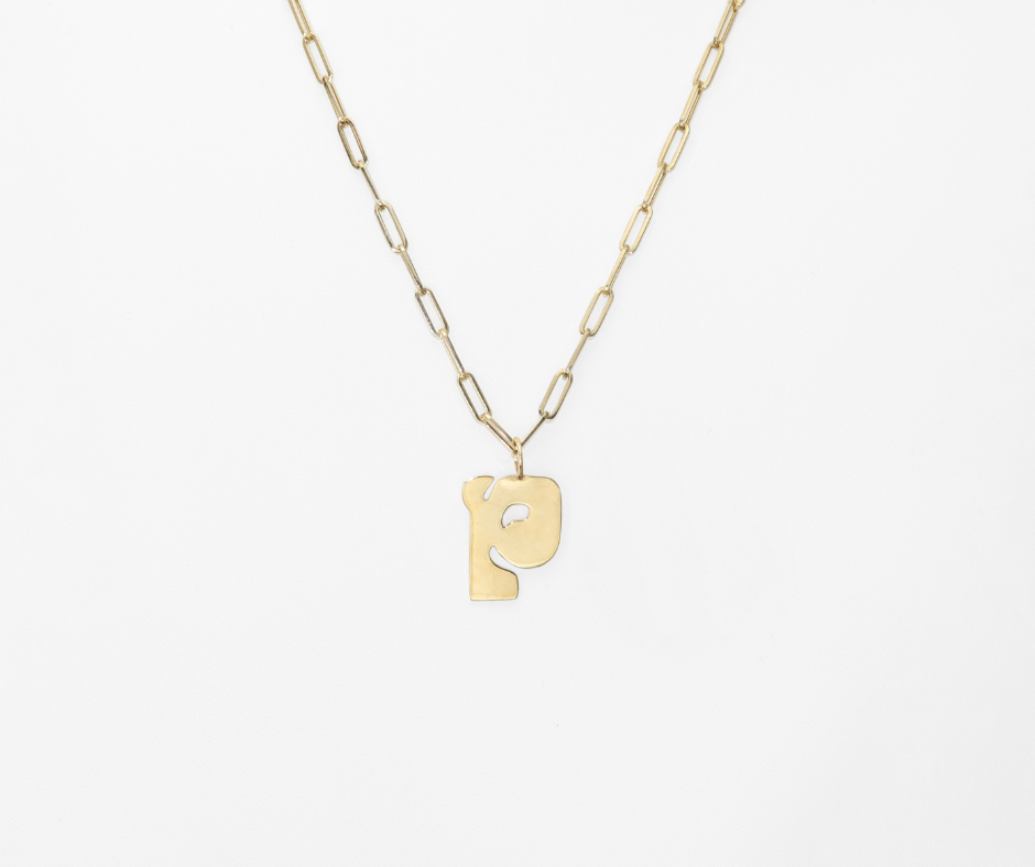 Alphabet Charm (Lowercase - Yellow Gold)