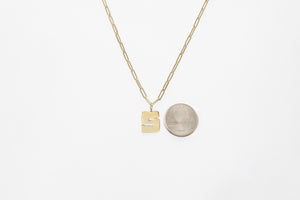 Alphabet Charm (Lowercase - Yellow Gold)