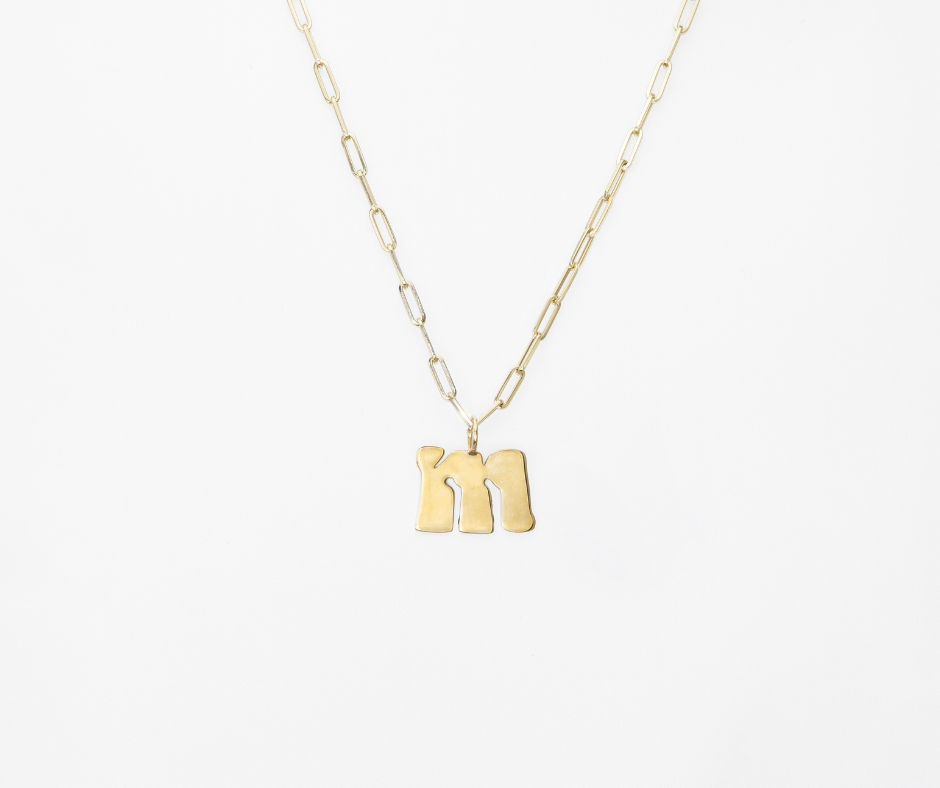 Alphabet Charm (Lowercase - Yellow Gold)