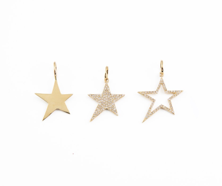 Pave Star Charm